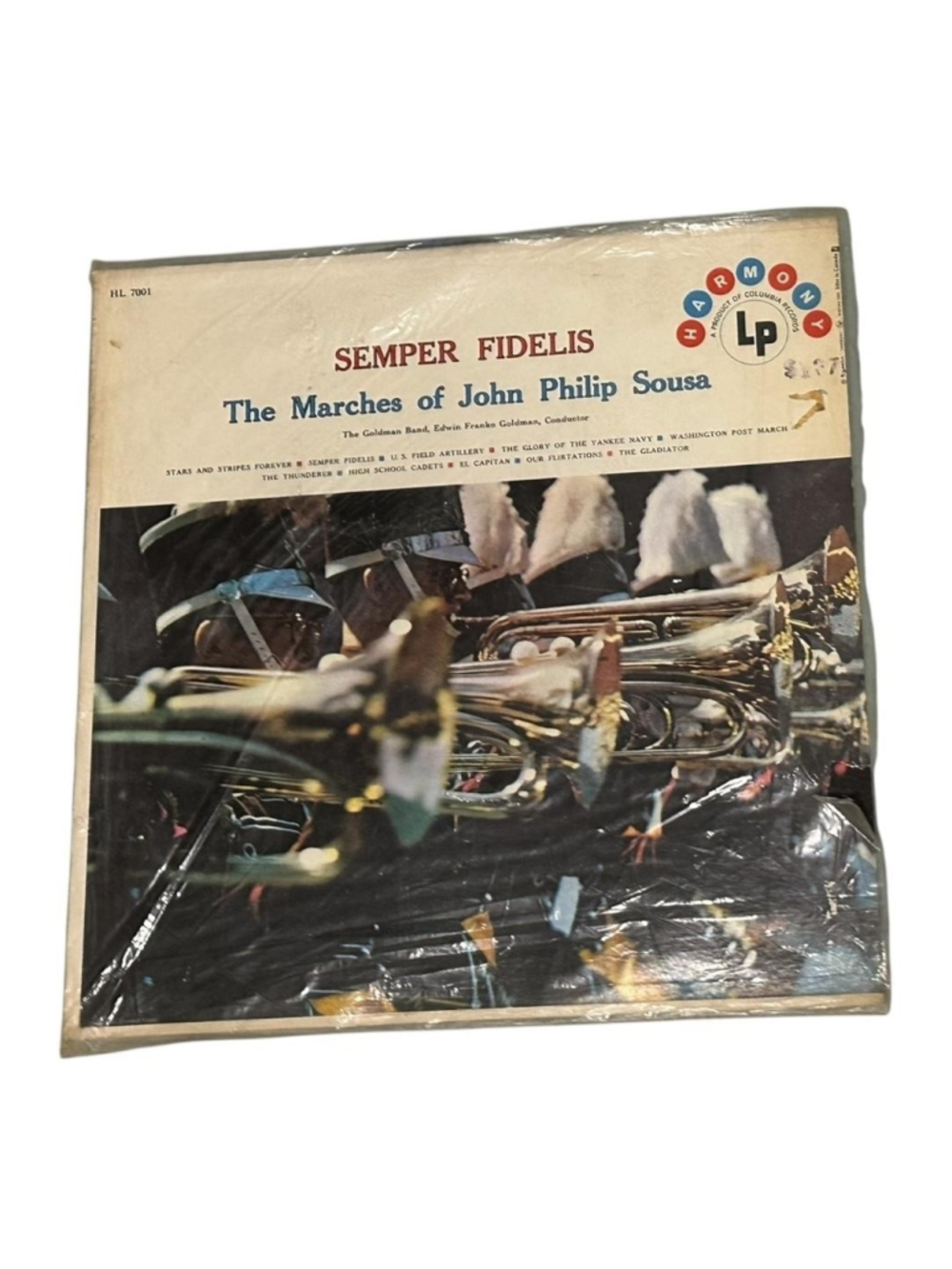 Vintage Goldman Band Semper Fidelis Sousa Marches 12" Black Vinyl LP Harmony